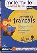 Activit�s de fran�ais Maternelle Moyenne Section : 4/5 Ans