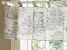 JoJo Designs Window Valance - Vintage French Black Toile