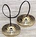 "Om Nama Shiva" Tingsha Cymbals 2.5"-#BF004