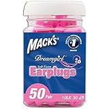 Mack's Ear Care Dreamgirl Soft Foam Earplugs, 50 Count