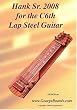 Lap Steel Guitar Instructional DVD GeorgeBoards Hank Sr. 2008