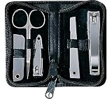 Royce Leather Deluxe Chrome Plated Mini-Manicure Kit 665-5