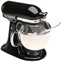 KitchenAid KSM150PSOB Artisan Series 5-Quart Mixer, Onyx Black
