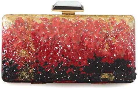 Huan Xun Women Special Style Attracted Design Banquet Bag Handbags Red