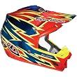 Troy Lee Designs Zap SE 3 Dirt Bike Motorcycle Helmet w/ Free B&F Heart Sticker Bundle - Navy/Red