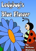 Ladybug's Blue Flower 