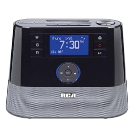 RCA RIR205 Infinite Radio Tabletop Internet Radio with Wi-Fi Enabler (Black)
