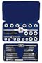 Irwin Industrial Tools 24606 Machine Screw with Fractional Tap and Die Set, 41-Piece