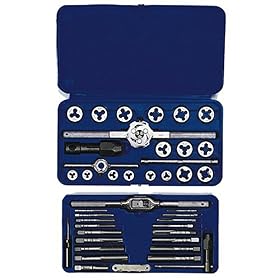 Irwin Industrial Tools 24606 Machine Screw with Fractional Tap and Die Set, 41-Piece by Irwin