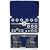 Irwin Industrial Tools 24606 Machine Screw with Fractional Tap and Die Set, 41-Piece