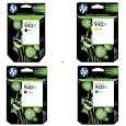 HP 940XL /4-Pack Set/ for HP 940XL & 940 for use in HP Officejet pro 8000, All in One 8500 & Premier-Black/Cyan/Magneta/Yellow