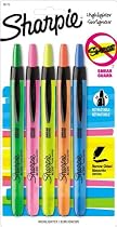 Sharpie Accent Retractable Assorted 5 Pack