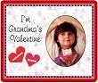 I'm Grandma's Valentine Photo Magnet Frame Gift