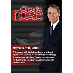 Charlie Rose with Linda Greenhouse & Stuart Taylor; Evan Thomas; Andrea Bocelli (November 20,... by 
