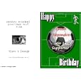 Crewe Alexandra No 1 Supporter-Birthday Greetings Card with English Pewter badge by Danetre Gifts