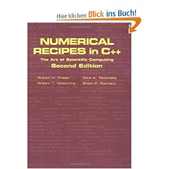 Numerical Recipes in C++: The Art of Scientific Computing