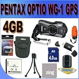 Pentax Optio WG-1 14 MP Waterproof Digital Camera with GPS and 5xOptical Zo ....