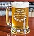 PersonalizedÂ Beer Glass - Custom Engraved Beer Mug, Pint Glass, Pilsner Glass, Pitcher. | Add your own Engraved Text - Vintage Design (Beer Mug 16oz)