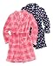 Calvin Klein Girls Robe, Printed Plush Purple/ Pink 14/16