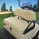 Classic Accessories Fairway Golf Car Fleece Seat Cover, sand