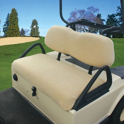 Classic Accessories Fairway Golf Car Fleece Seat Cover, sand