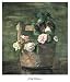 Camellias & Roses in Japanese Vase by John La Farge. Size 21.69 inches width by 23.88 inches height. High Quality Art Poster Print