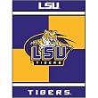 Louisiana State Fightin Tigers NCAA "Campus Collection" Blanket/Throw (60"x80")