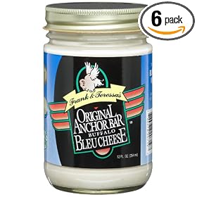 Anchor Bar Buffalo Blue Cheese Sauce, 12-Ounce Jars (Pack of 6)