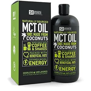 Premium MCT Oil derived only from Organic Coconuts - 32oz BPA free bottle | The only MCT oil certified Paleo Safe and registered by the Vegan Society. Non-GMO and Gluten Free.