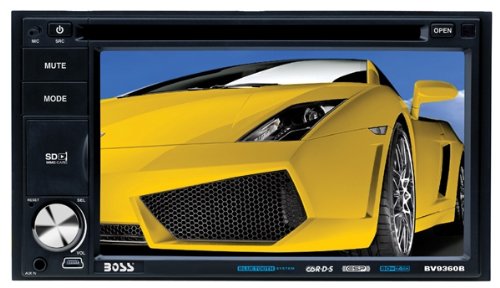 Boss BV9360B Bluetooth-Enabled In - Dash Double - Din DVD/MP3/CD AM/FM Receiver