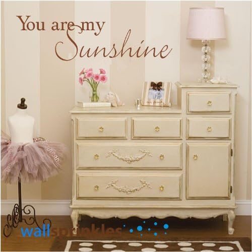 You Are My Sunshine Vinyl Wall Quotes Love Sayings Home Art Decor Decals