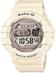 Casio Baby-G Digital White and Grey Unisex Watch BGD141-7