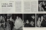 I CALL ON BOB HOPE by Pete Martin. Hollywood's fast-talking funny-man reveals how he's stayed on top in TV. He speaks frankly about 