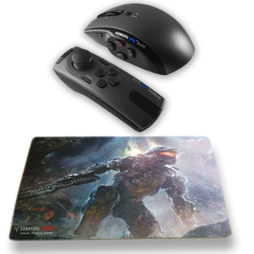 AIMON PS Wireless Mouse Controller/Mouse Pad Bundle