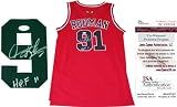 Dennis Rodman "HOF 11" Autographed Chicago Bulls Jersey