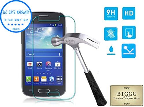 Samsung Galaxy Ace 4 G313 G313M Screen Protector,BTGGG Premium 0.26mm Ultra Slim Thin Tempered Glass Screen Protector for Samsung Galaxy Ace 4 G313 G313M