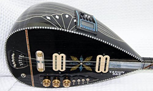 Professional Long Neck Walnut Electric Electro Baglama Saz for Sale By Ali Demir