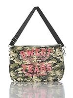 Sweet Years Bolsa Messenger Fly (Verde Camuflaje / Rosa)