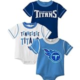 Reebok Tennessee Titans Newborn 3 Pc. Creeper Set 3-6 Months