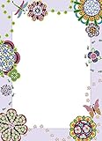 Brewster Wall Pops WPE99822 Peel & Stick Flower Power Dry-Erase Message Board with Marker