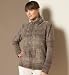 Info/Buy Funnel Neck Long Sleeve Check Fleece