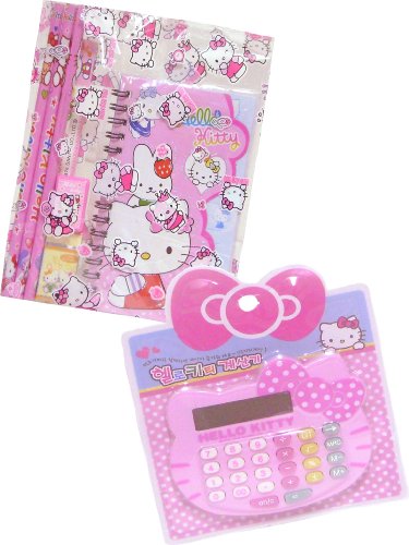 Hello Kitty Calculator & Stationery Kit