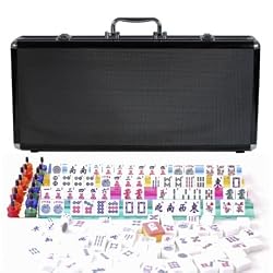 Black Aluminum Mahjong - American Style