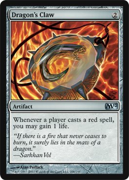dragons claw magic 2012 core set uncommon cheap price