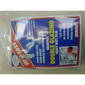 Mr Cosy Seasonal Double Glazing Heavy Duty Film Size: 9 Sq Metres