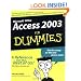 Access 2003 For Dummies