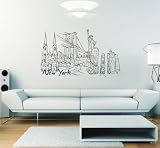 Produkt-Bild: Wandtattoo "New York", 120x74 von mldigitaldesign