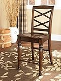 Ashley Furniture Signature Design Porter Barstool, Rustic Brown, Set of 2