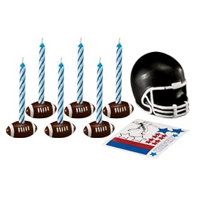 Wilton Football Topper Set With Decals