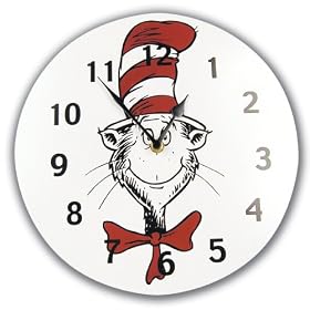 Trend Lab Dr Seuss Cat In The Hat Wall Clock